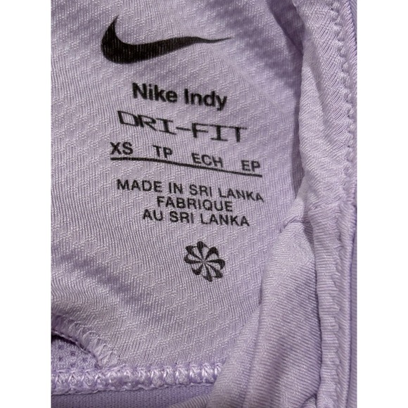 Lot of 2 Nike Dri-FIT Indy Low Impact Athletic Women's Sports Bra Padded Sz XS - Picture 7 of 8